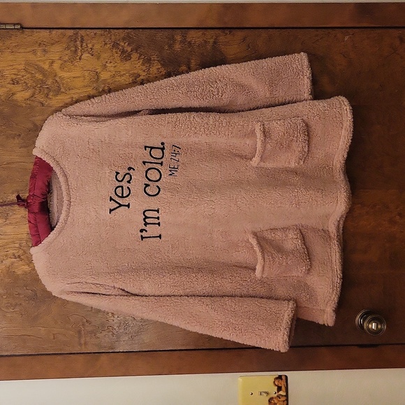 Oversized sherpalike pullover top M NWOT - Picture 5 of 7